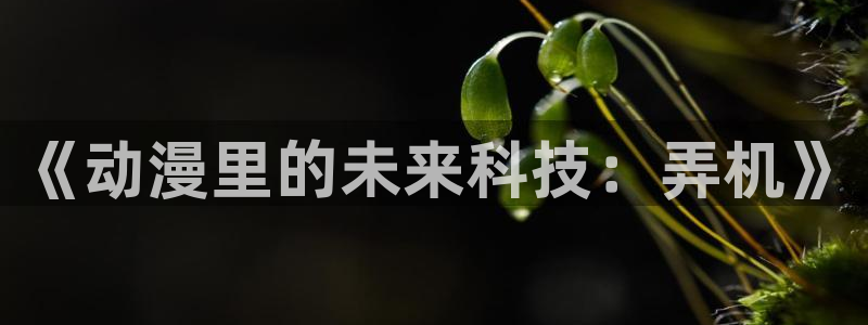 韩漫男性向漫画:《动漫里的未来科技:弄机》配图
